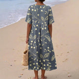 Elaine - floral embroidered dress — view 3