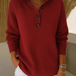 Eleanor - V-neck turtleneck sweater — view 3