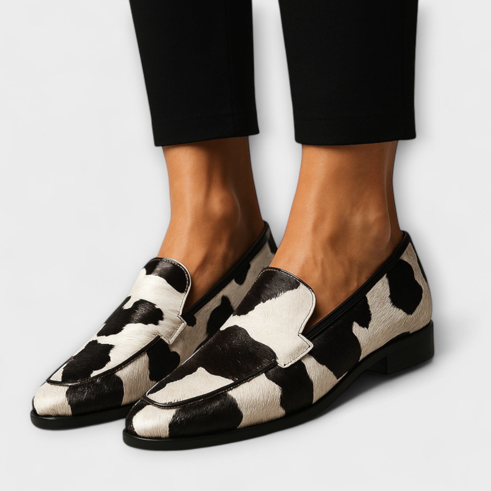 Elise – Animal Print Loafers — view 2