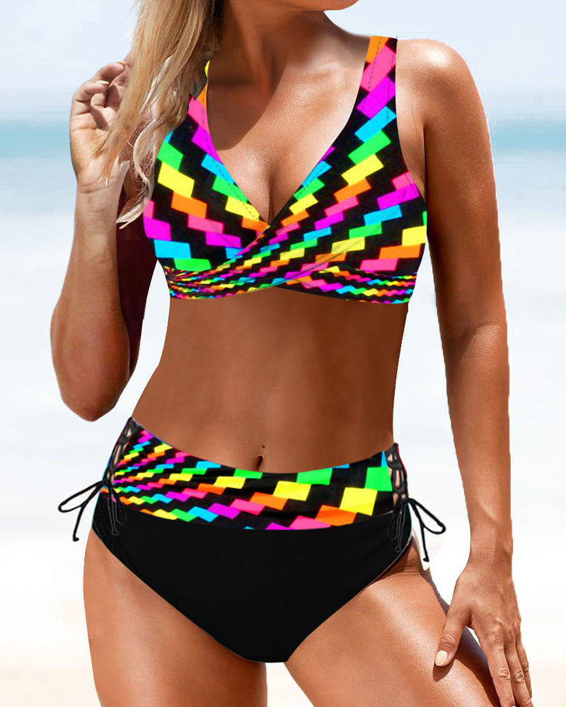 Elise - colourful and fun bikini — view 2
