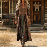 Elizabeth - casual long sleeve dress with retro inspiration — view 1