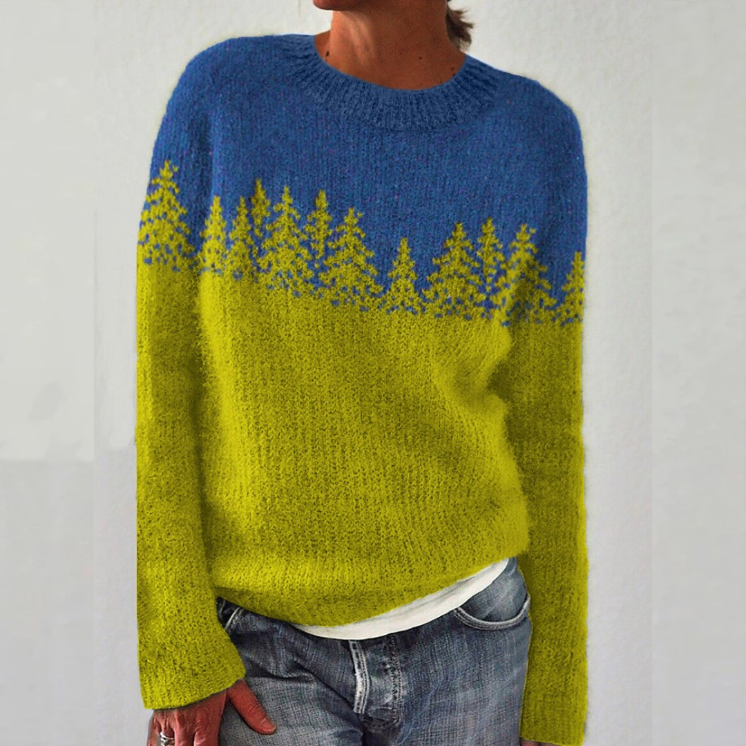 Ellen - retro knit sweater — view 1