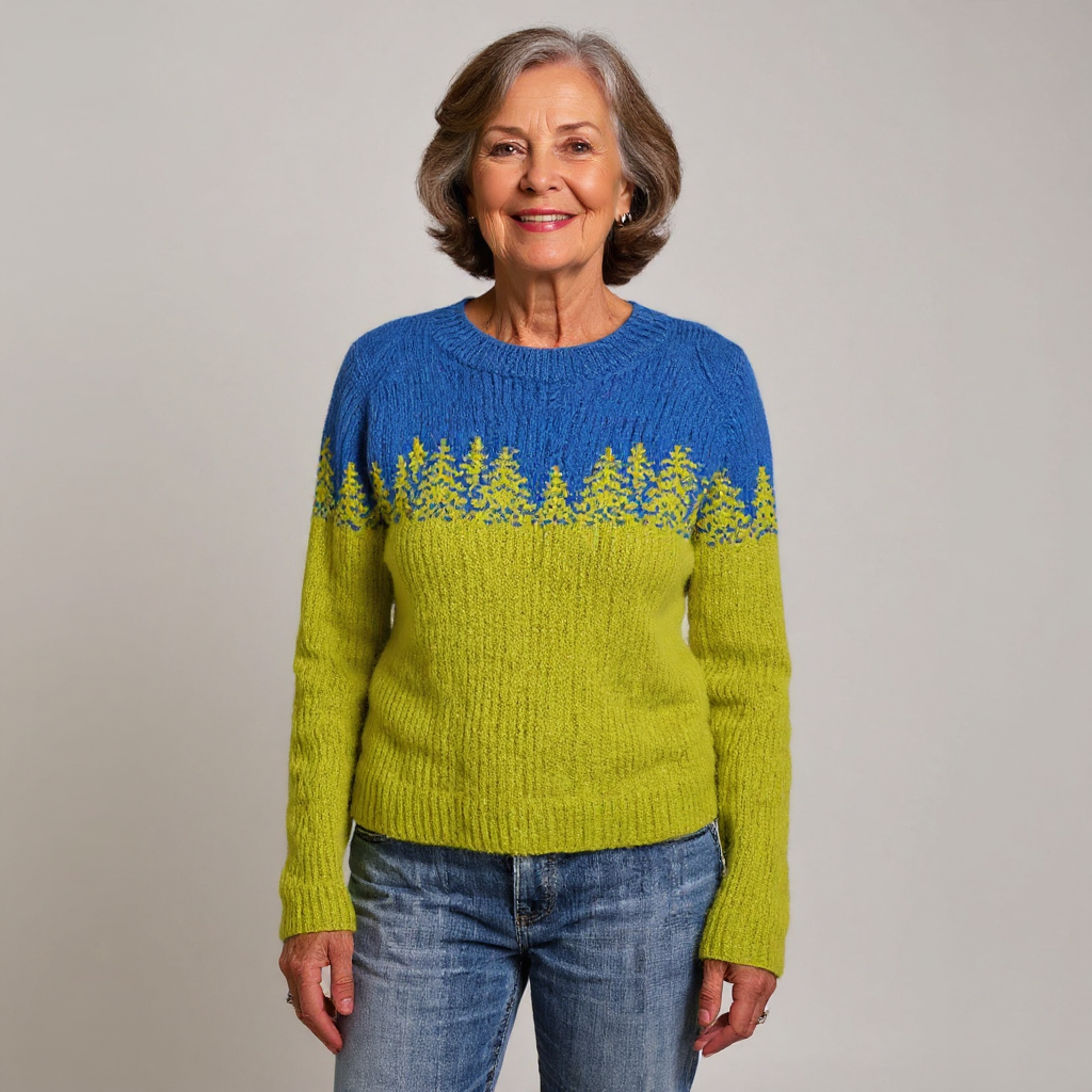 Ellen - retro knit sweater — view 2