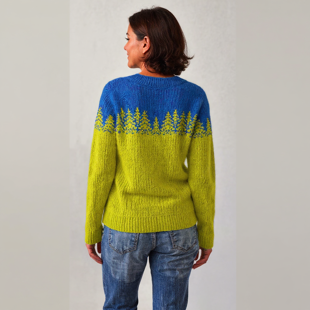 Ellen - retro knit sweater — view 3