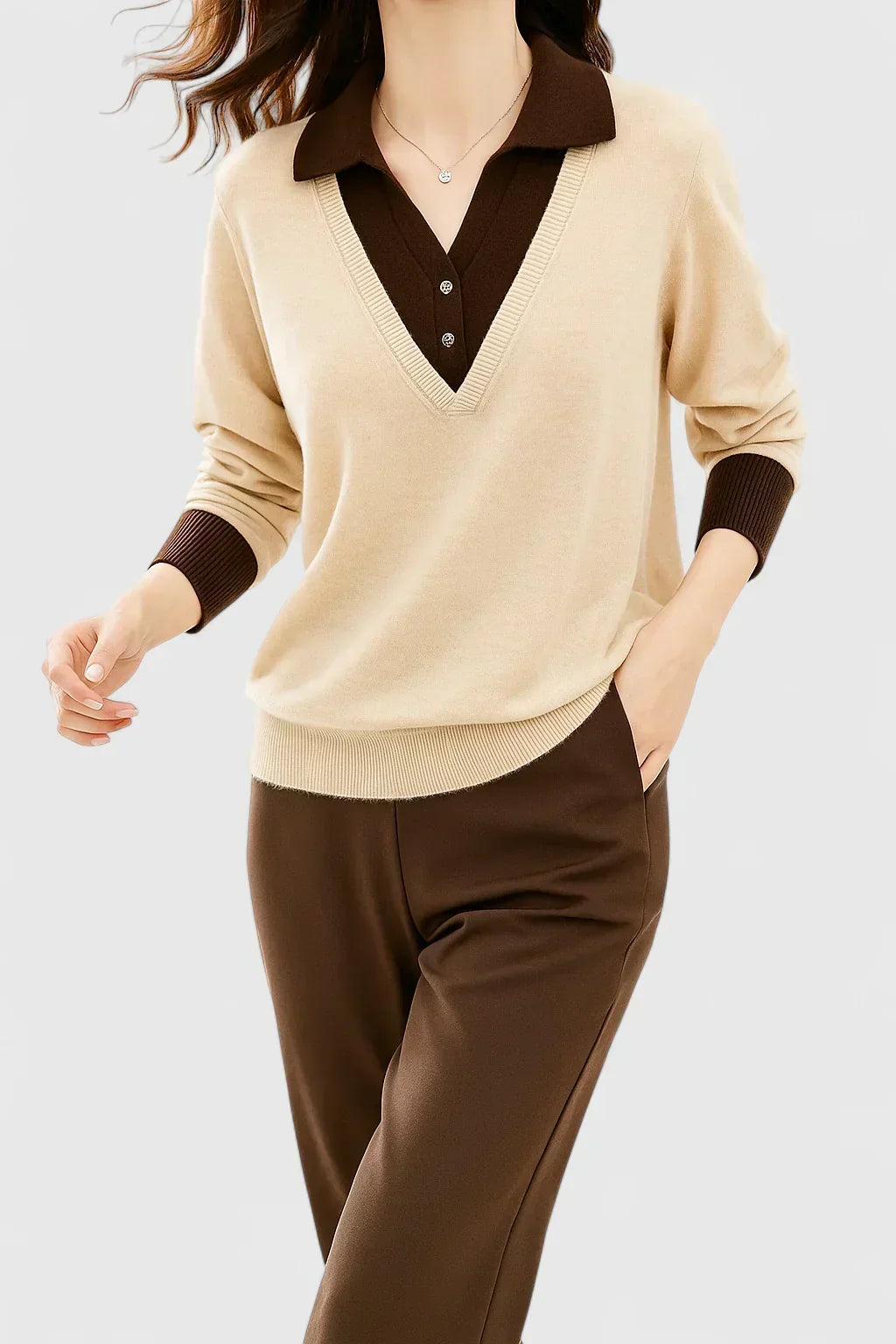 Ellie - elegant sweater — view 4
