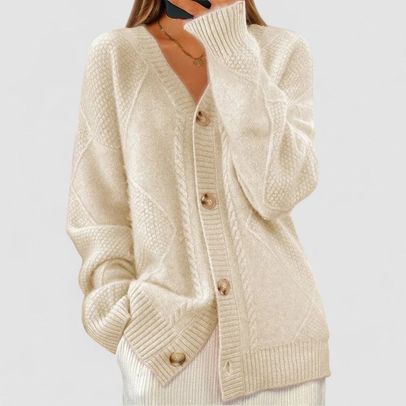 Eloísa - ribbed knit cardigan — view 1