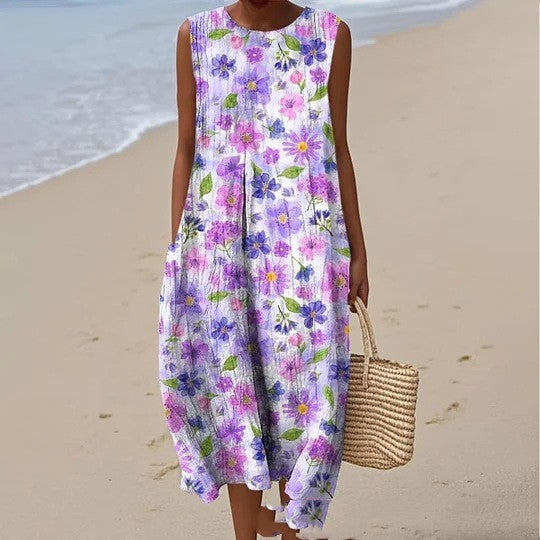 Emery - summer floral dress — view 1