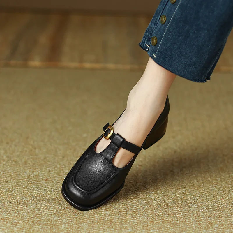 Emilia - retro style t-strap shoes — view 4