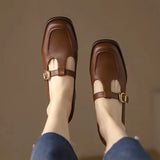 Emilia - retro style t-strap shoes — view 8