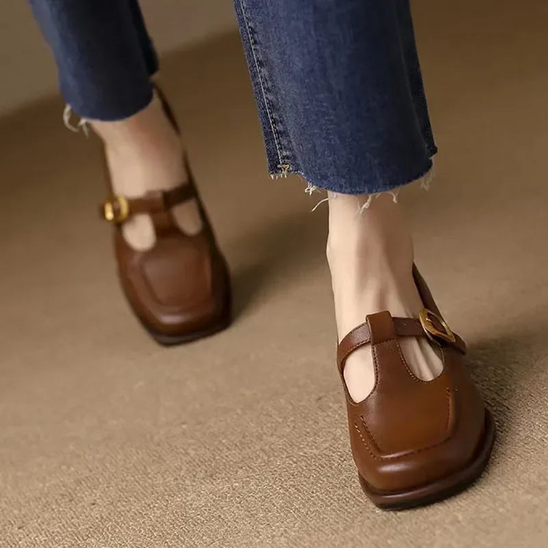 Emilia - retro style t-strap shoes — view 10