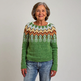 Emily - Retro Knitted Sweater — view 2