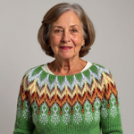 Emily - Retro Knitted Sweater — view 4