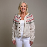 Emma - retro Icelandic cardigan — view 1