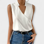 Erica - sophisticated V-neck top — view 1