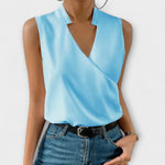 Erica - sophisticated V-neck top — view 3