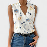 Erica - sophisticated V-neck top — view 5