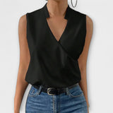 Erica - sophisticated V-neck top — view 6
