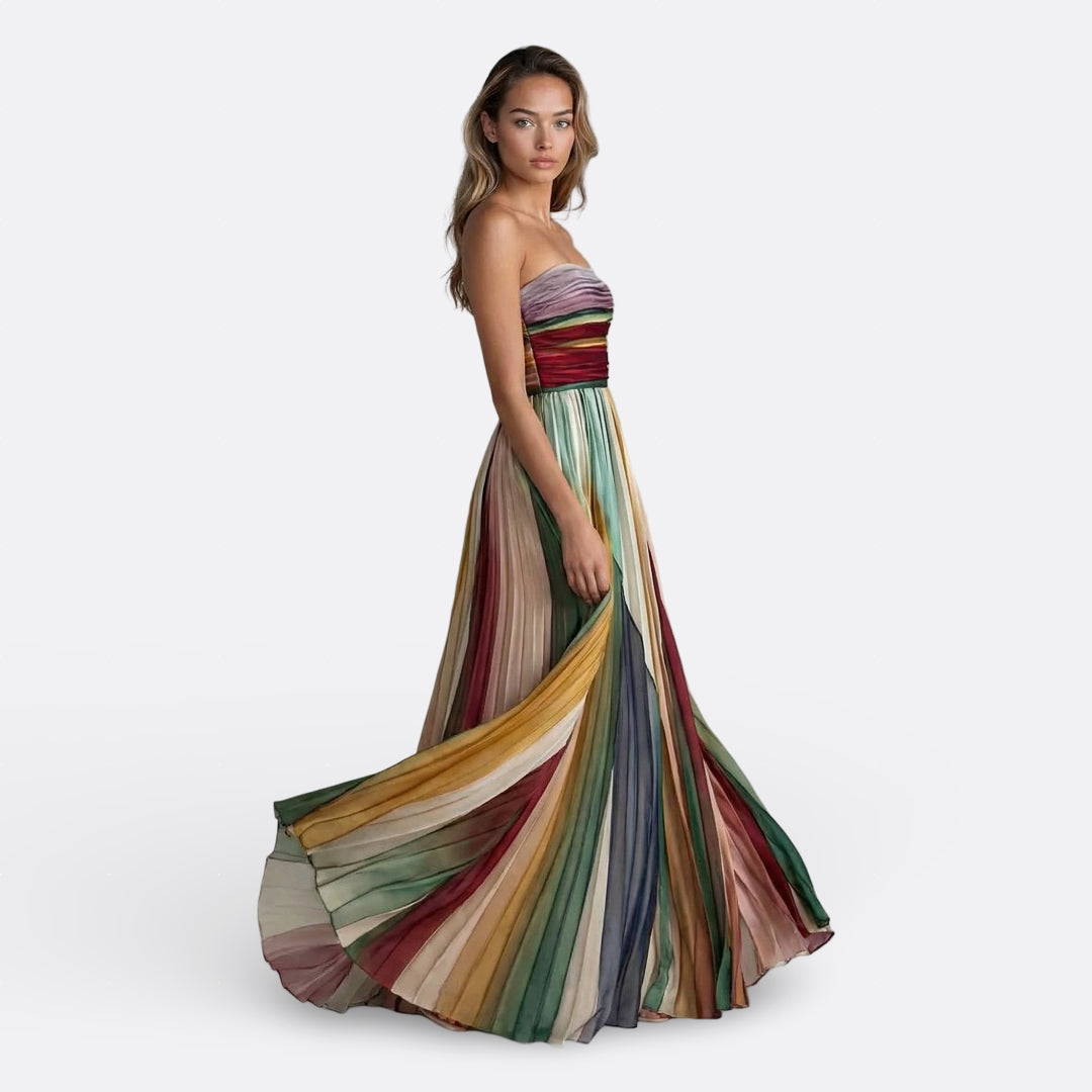 Everly - long strapless dress — view 2