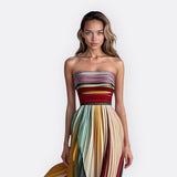 Everly - long strapless dress — view 5