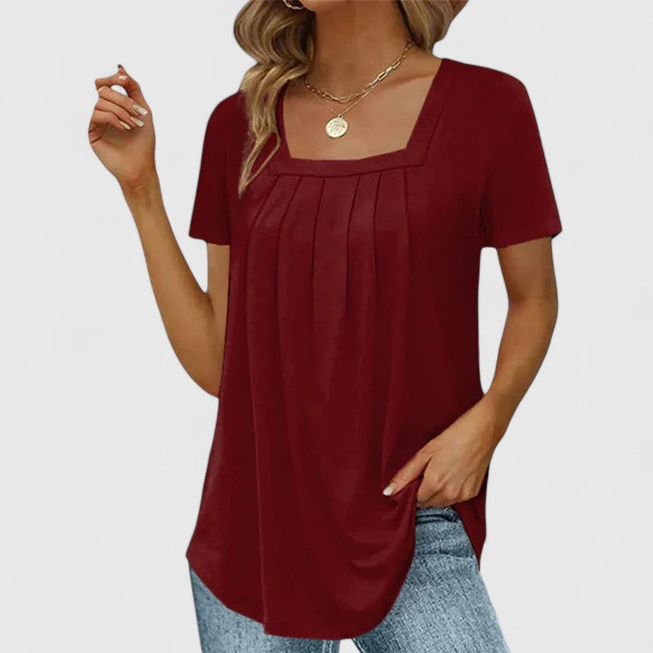 Everly – sophisticated summer blouse — view 5