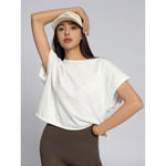 Faith - casual top with cutout hem — view 1