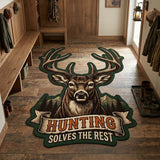 Pattern Rug - Antler Emerald — view 1