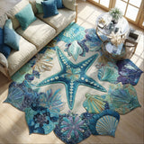 Shaped rug - Shell shape — view 1