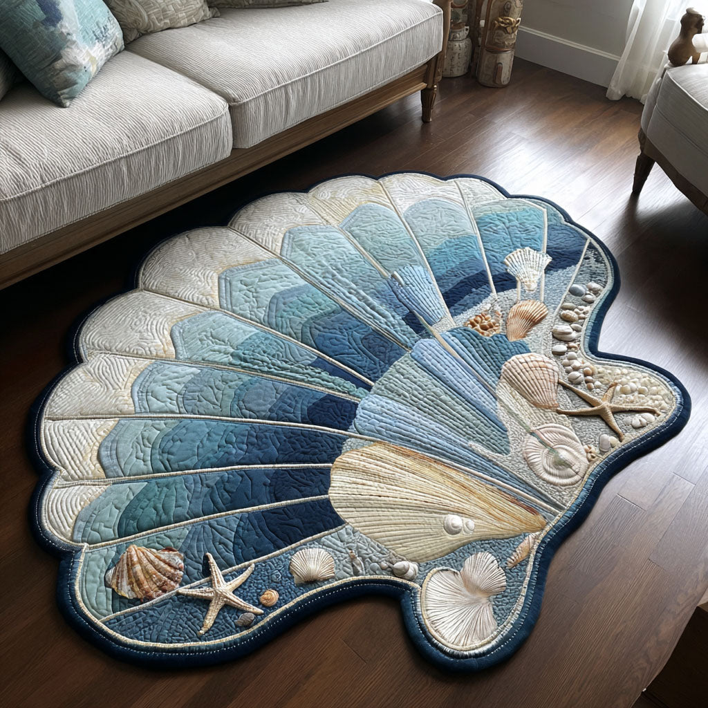 Shaped rug - Shell shape — view 1