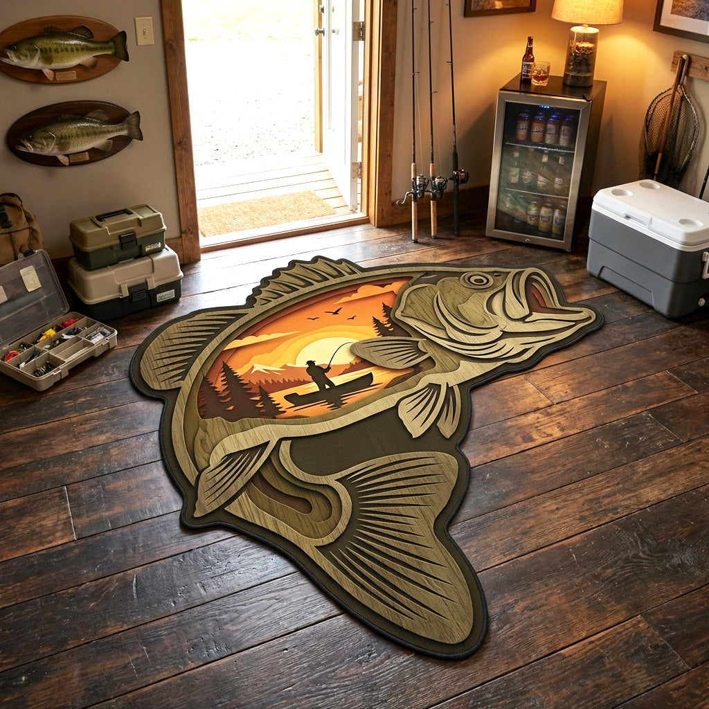 Shape rug - Sunset shape — view 1