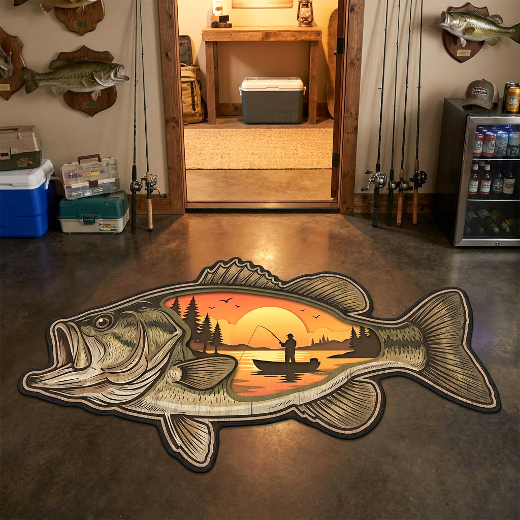 Shape rug - Sunset shape — view 1