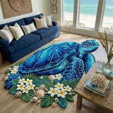 Shaped rug - Turtle Island — view 1