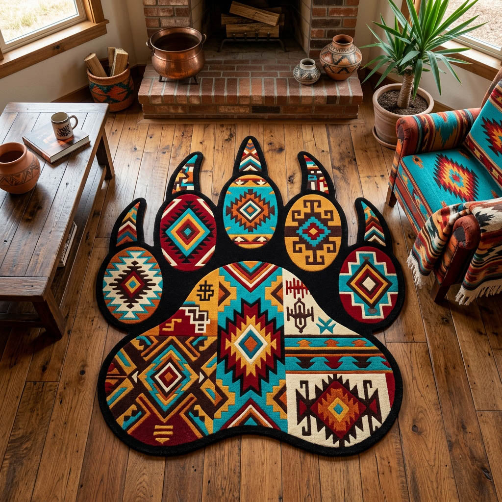 Shape mat - Tribal paws — view 1