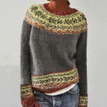 Frances - Retro Knitted Sweater — view 1
