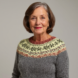Frances - Retro Knitted Sweater — view 4