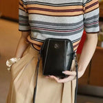 Freya – compact monochrome mini handbag — view 15
