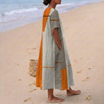 Gabriella - striped geometric dress — view 2