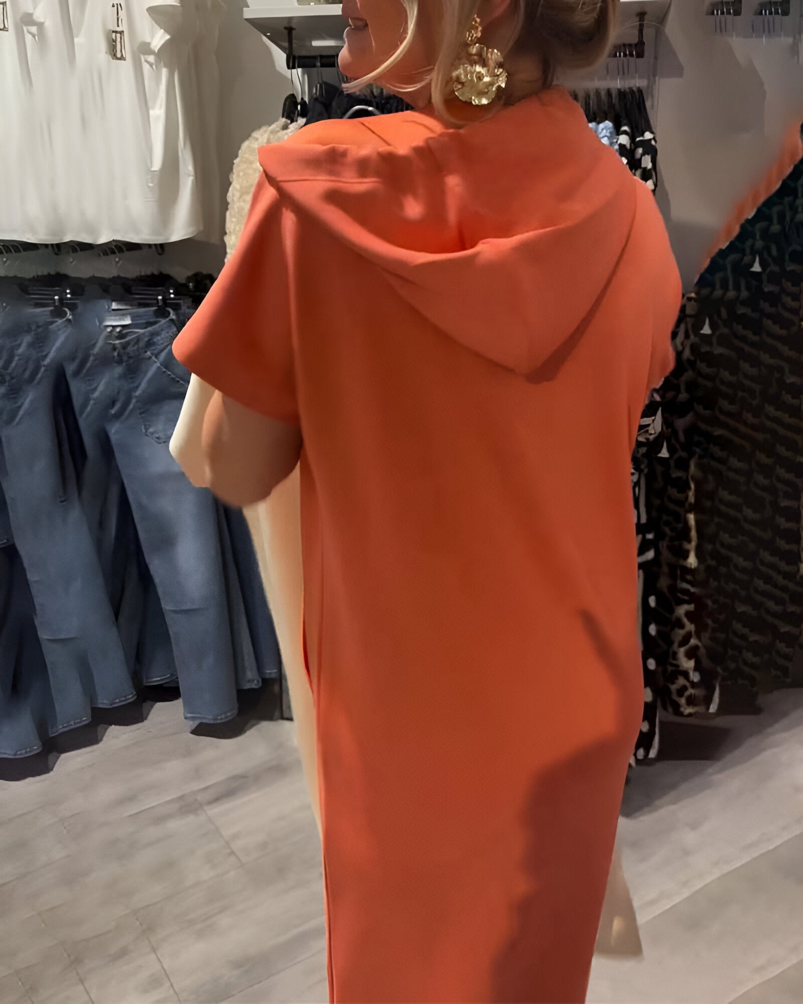 Gabriella - casual hooded dress — view 3