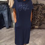 Gabriella - casual hooded dress — view 7