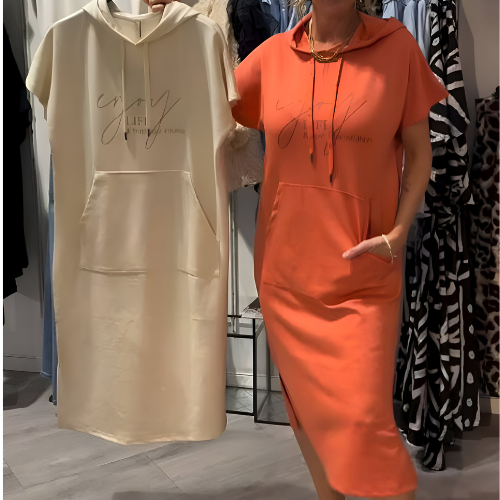 Gabriella - casual hooded dress — view 10