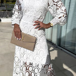 Gabrielle - elegant midi dress — view 3