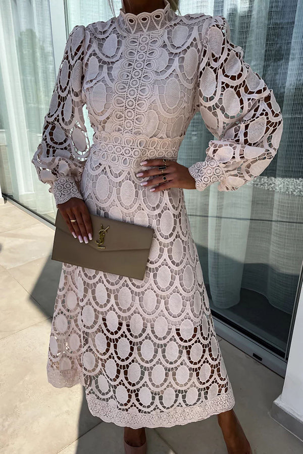 Gabrielle - elegant midi dress — view 4