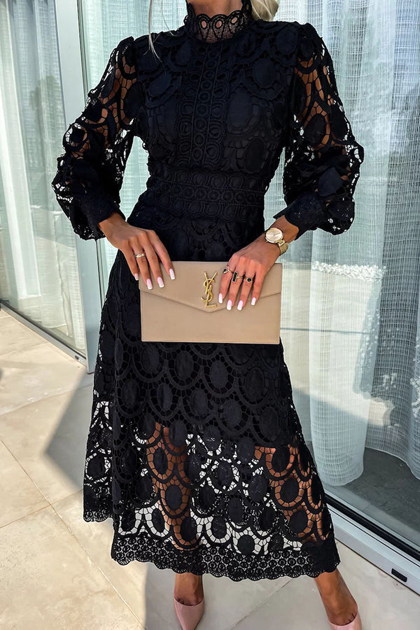 Gabrielle - elegant midi dress — view 5