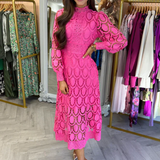 Gabrielle - elegant midi dress — view 6