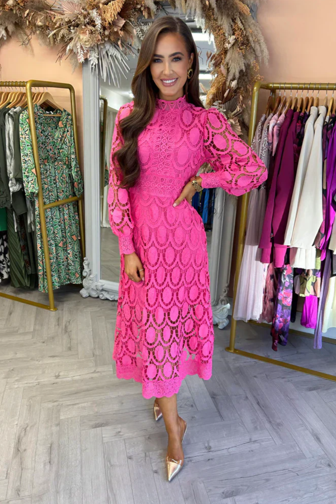 Gabrielle - elegant midi dress — view 6