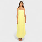Gabrielle - Yellow Maxi Dress — view 1