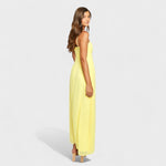 Gabrielle - Yellow Maxi Dress — view 4