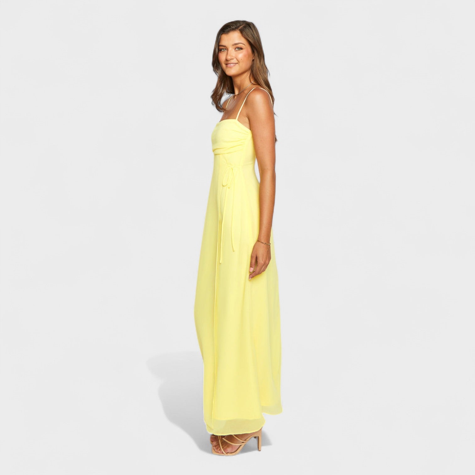 Gabrielle - Yellow Maxi Dress — view 7