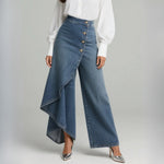 Gabrielle - wrap denim pants — view 1