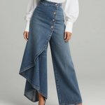 Gabrielle - wrap denim pants — view 2