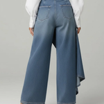 Gabrielle - wrap denim pants — view 3